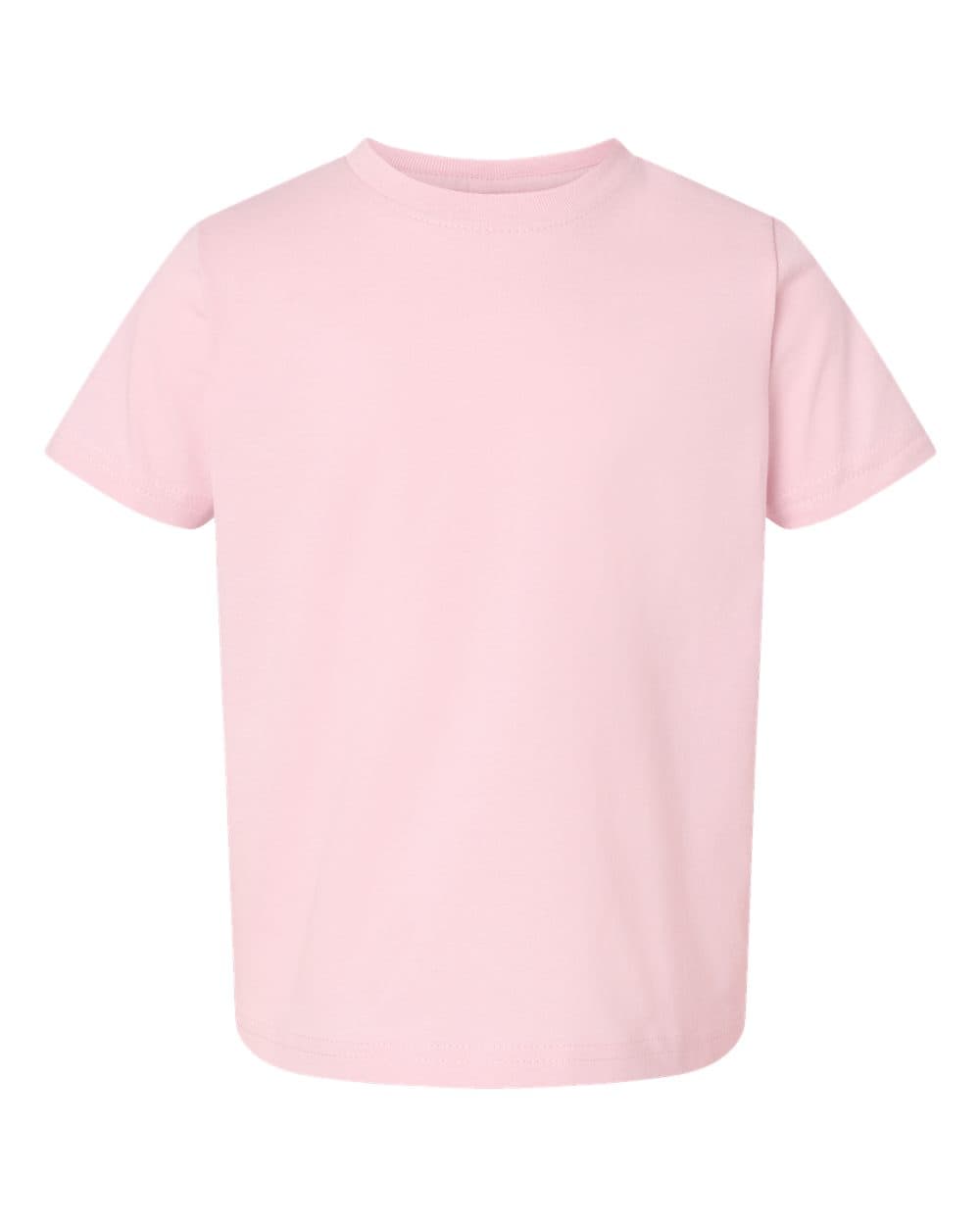 Front view of a ballerina pink Rabbit Skins 3321 toddler T-shirt